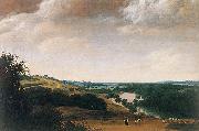 Frans Post Landscape with river and forest oil on canvas